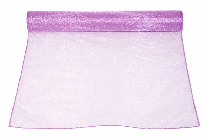 Picture of light purple organza fabric 40cm(approx x 10m